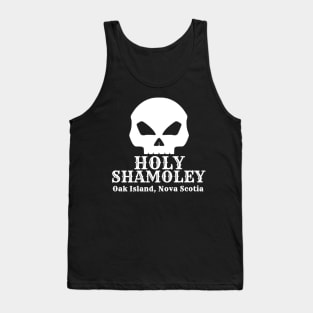 Holy Shamoley Skull Floral Skeleton Tank Top